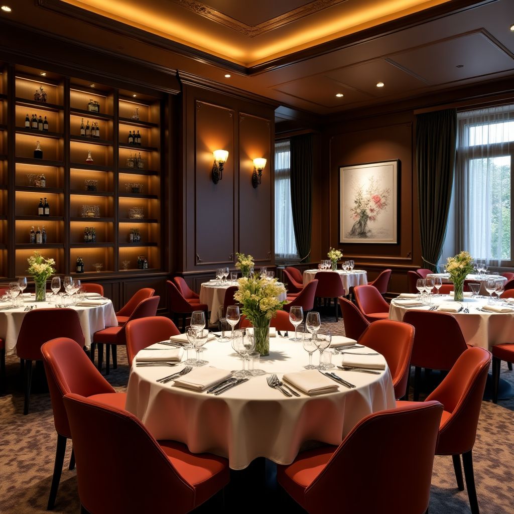 Restaurant gourmet cu decor elegant