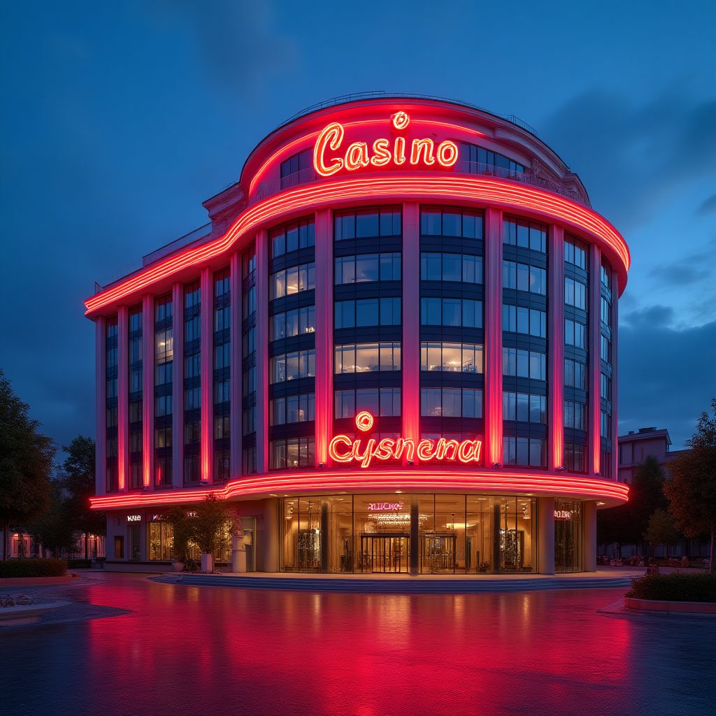 Exteriorul hotelului Casino Royal